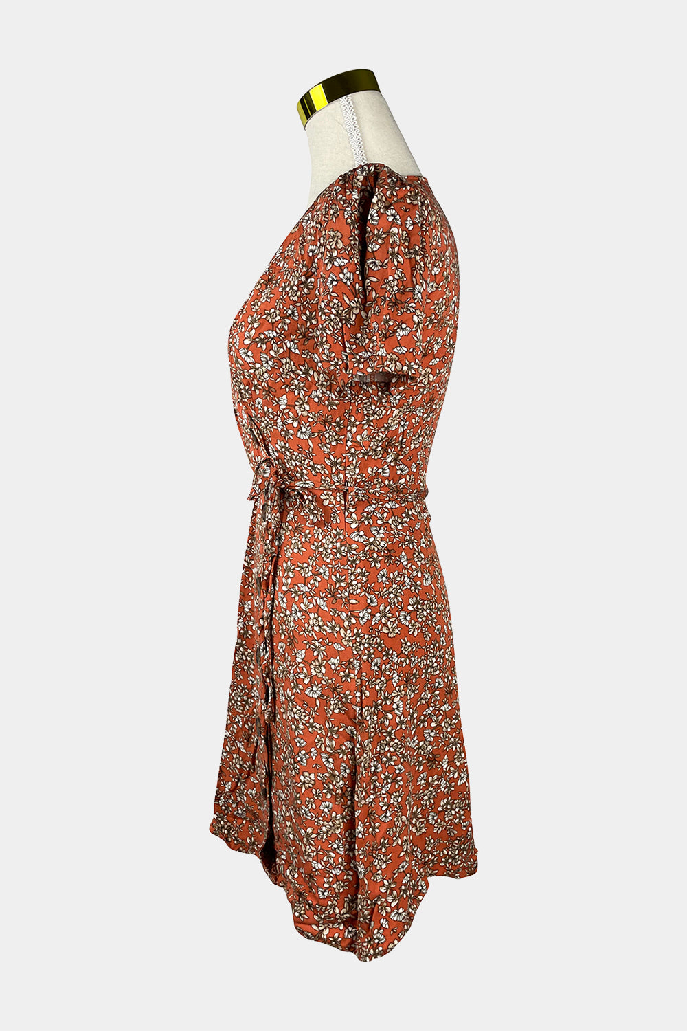 DOTTI Red Floral Wrap Dress