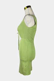 Alice In The Eve Green Ruched Knit Dress