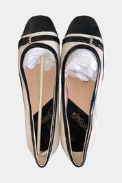 Easy Steps Cream Ballet Flats