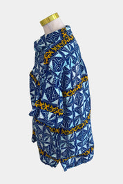 Tribal Origin Blue Shirt