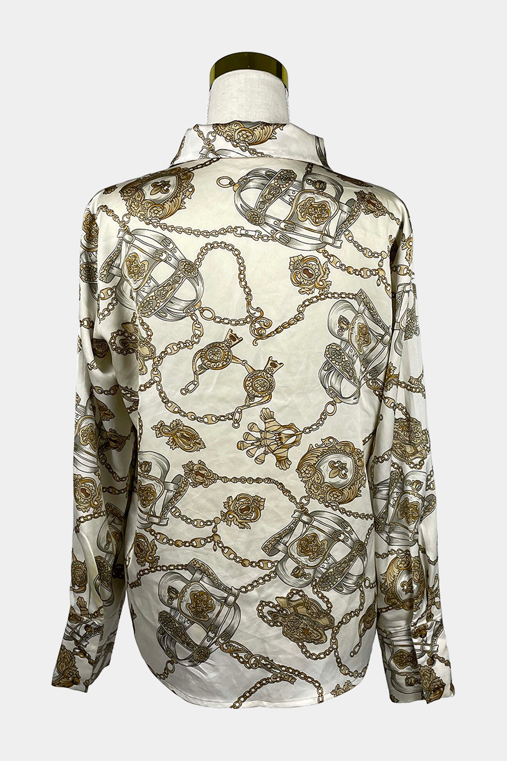 DOTTI Cream Collar Shirt