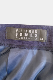 Fletcher Jones Navy Skirt