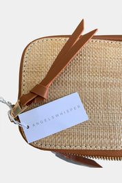 Angels Whisper Tan Clutch Bag