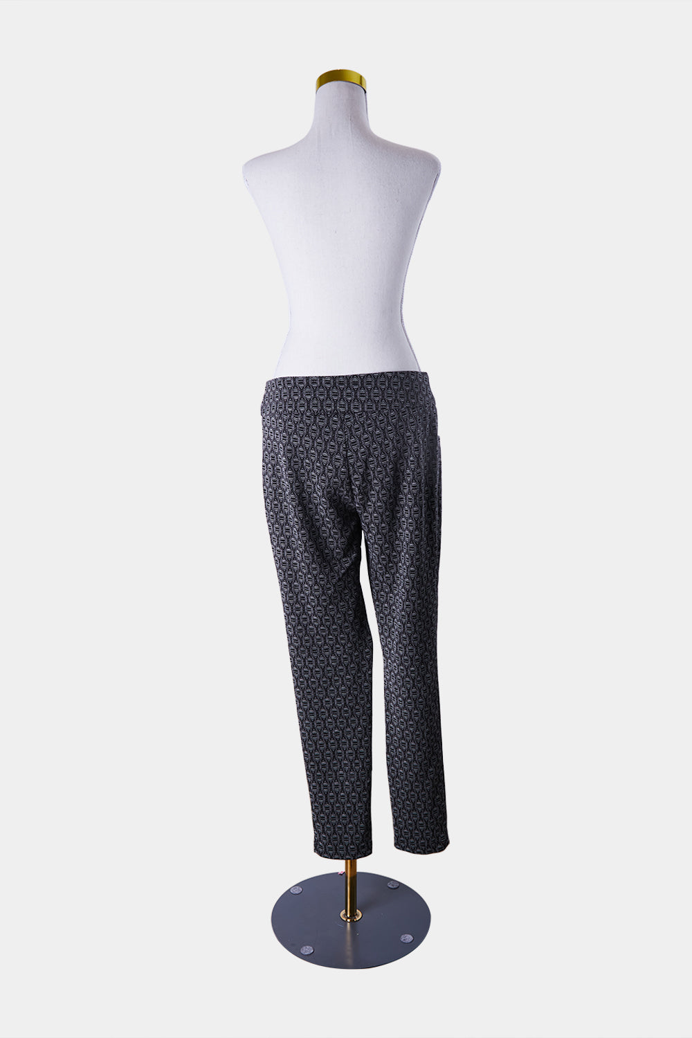 LISETTE Black Pattern  Low Rise Pants