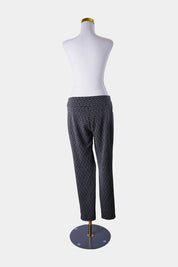 LISETTE Black Pattern  Low Rise Pants