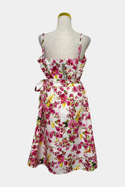 BASQUE Floral Dress