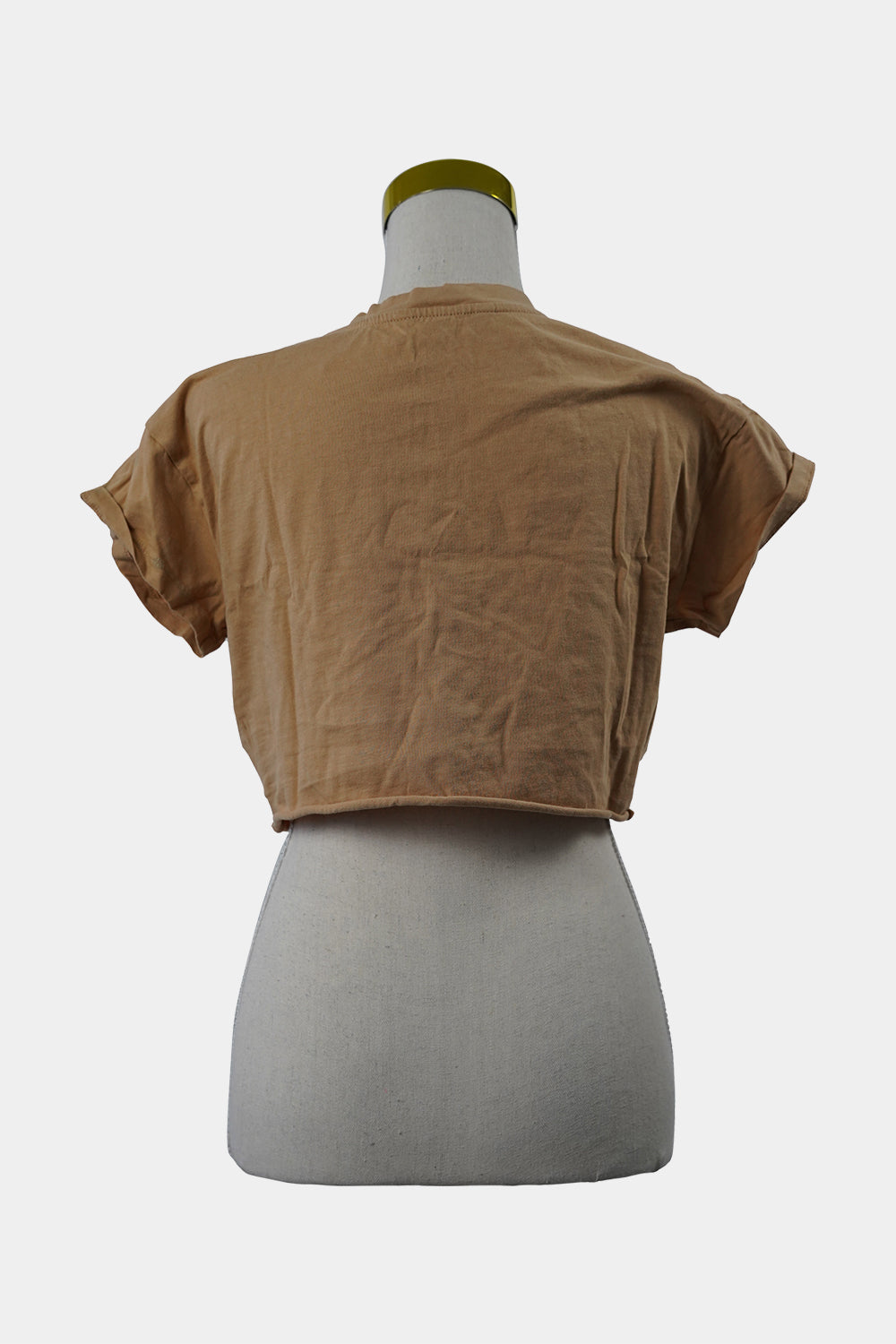 SUPRE Beige Tiger Cropped T-Shirt