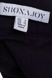 Shona Joy Black Tie Detail Mini Skirt