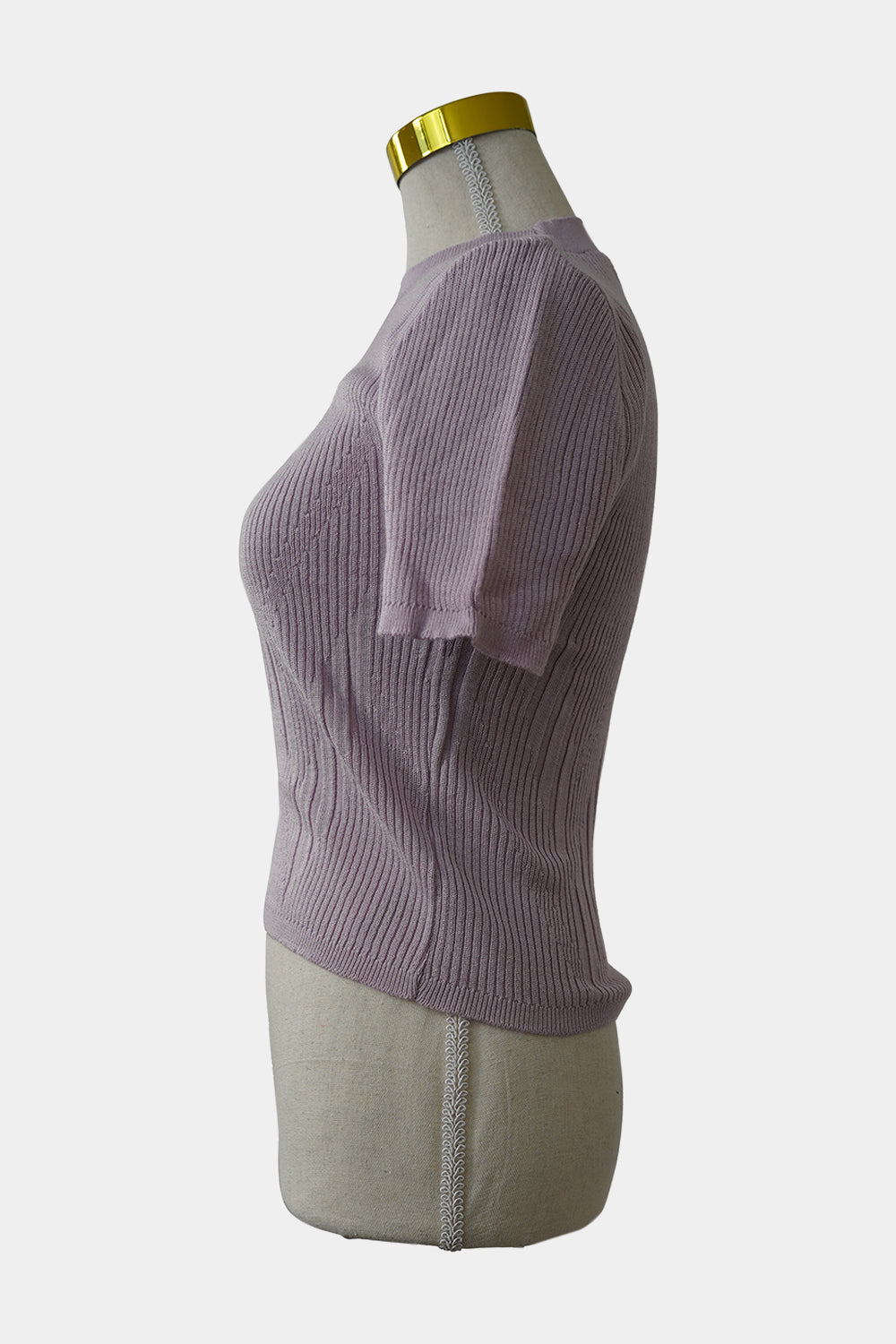 ASOS Lilac Ribbed Knit Tshirt