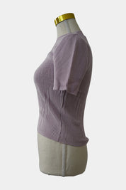ASOS Lilac Ribbed Knit Tshirt