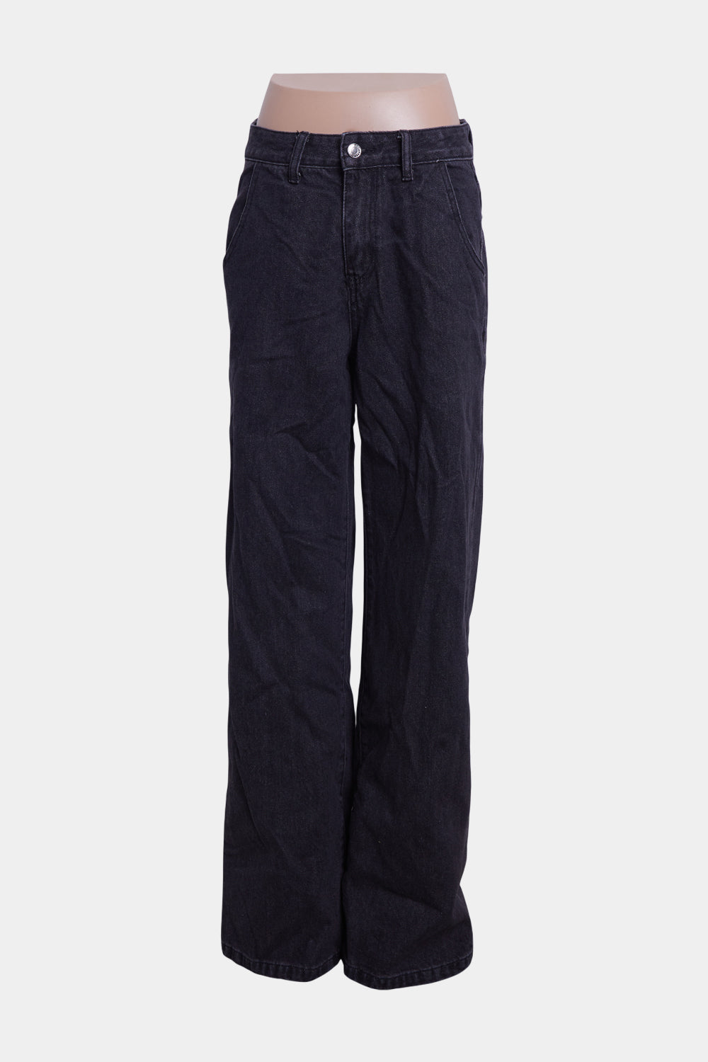 That's So Fetch Black Wide Leg Low Rise Jeans