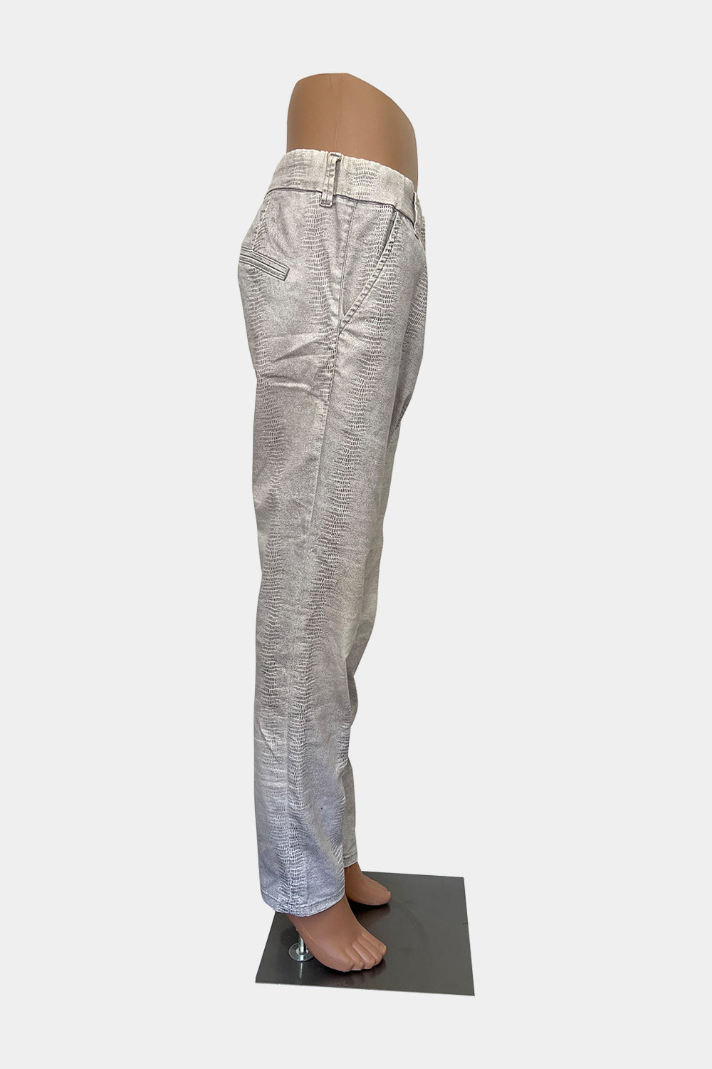 FLOG White & Grey Pants