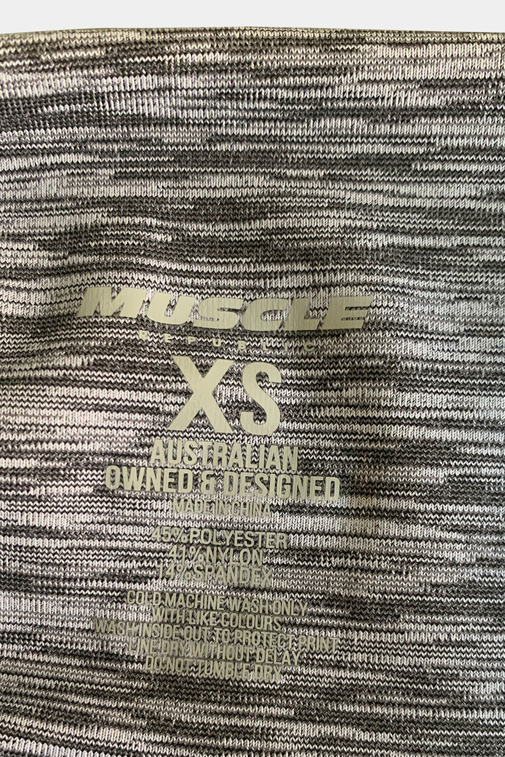 Muscle Republic Grey Gym Leggings