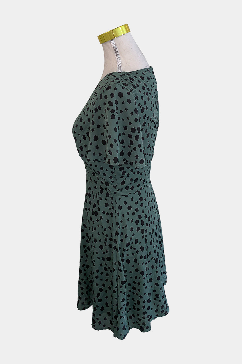 perfect stranger green dress Perfect Stranger Alba Structured Mini Dress Khaki Green