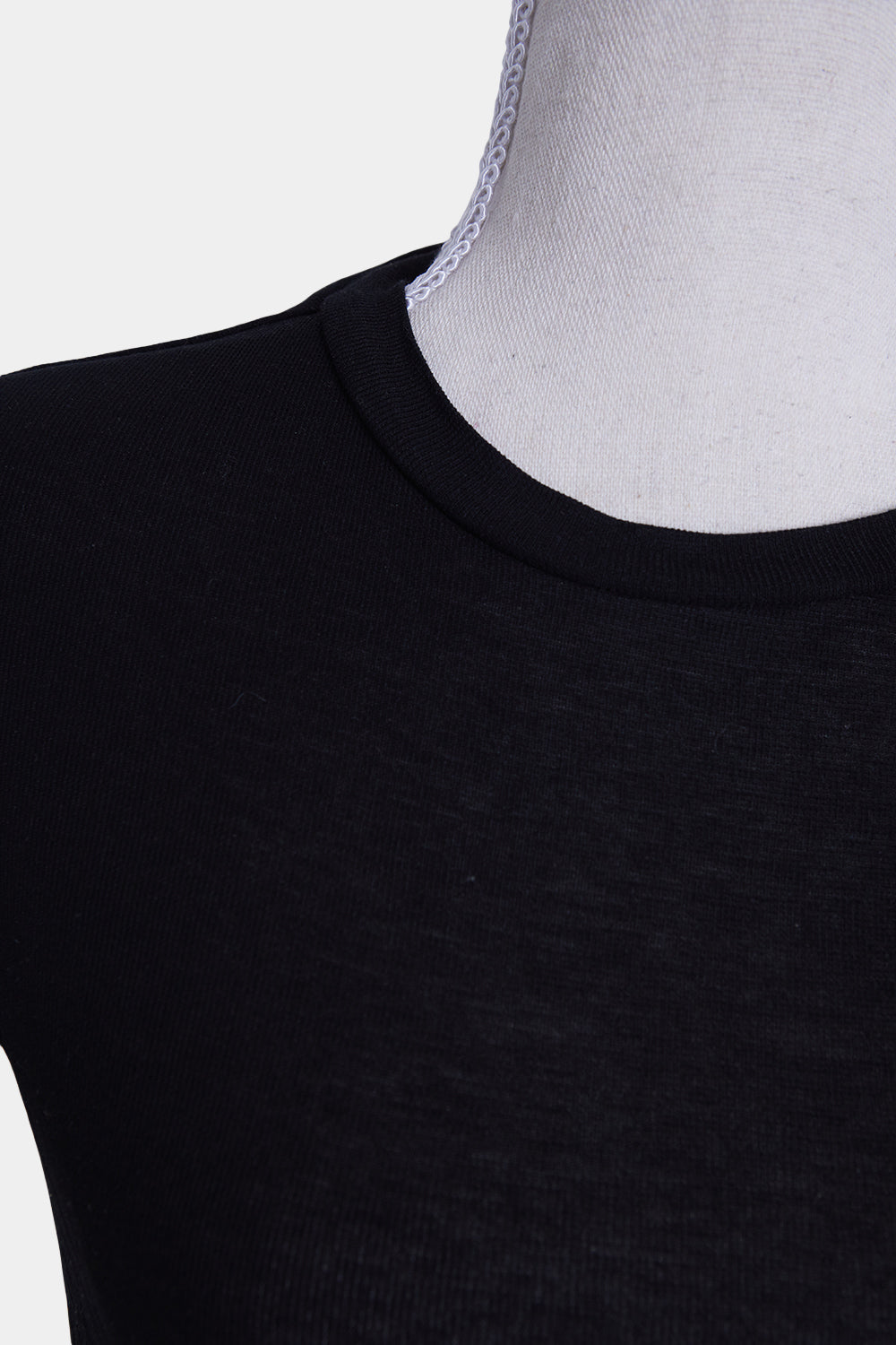 ZARA Black Sheer Fitted T Shirt