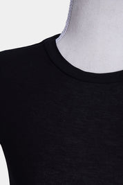 ZARA Black Sheer Fitted T Shirt