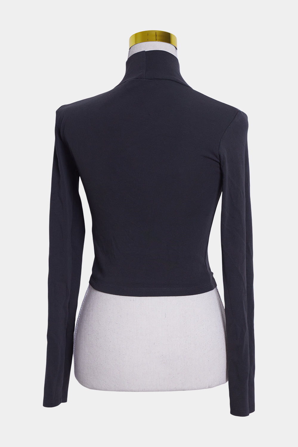 ZARA Grey Cropped Skivvy