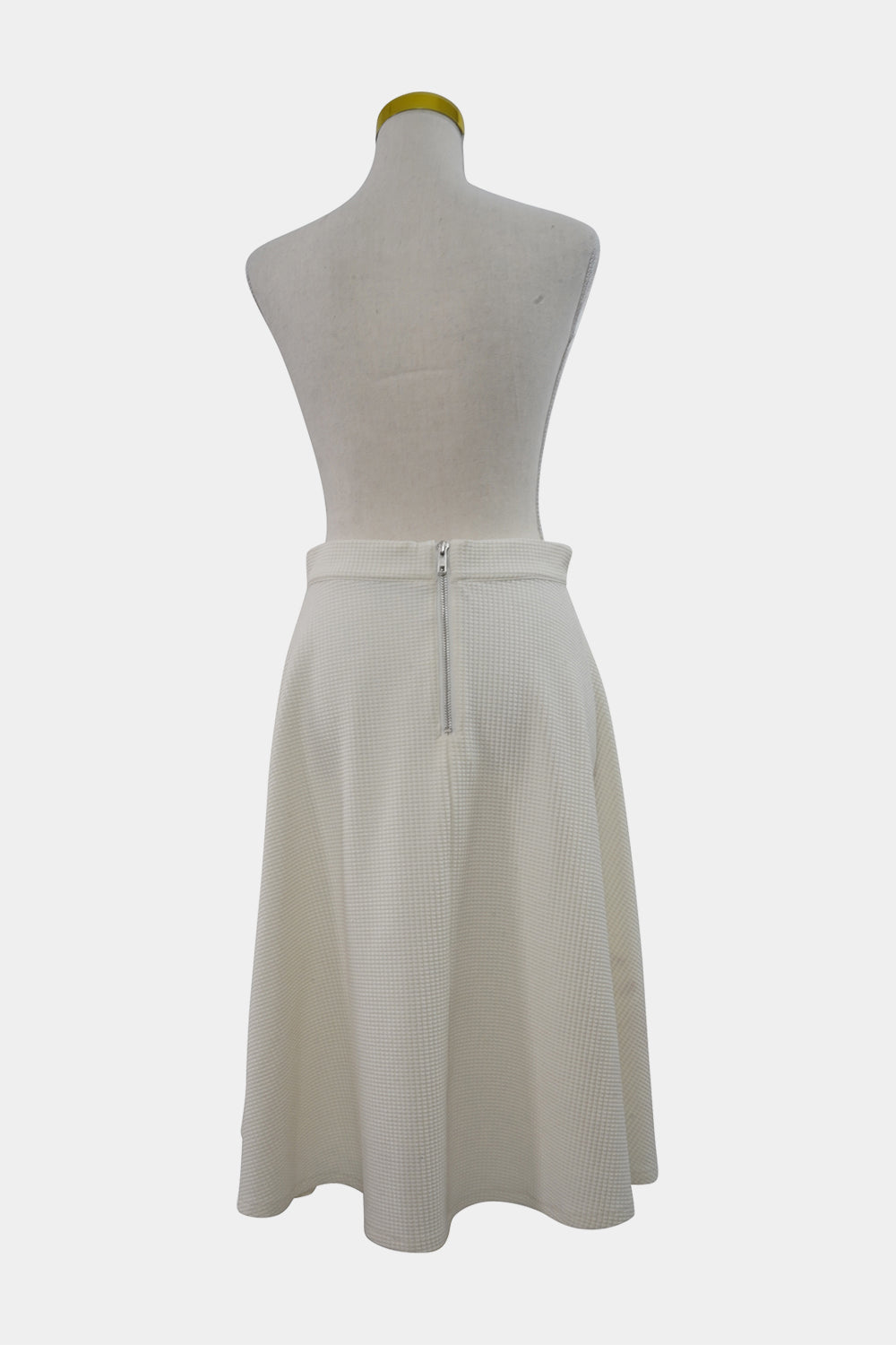 Lulu & Rose White Midi Skirt