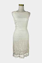 REVIEW White Floral Lace Dress
