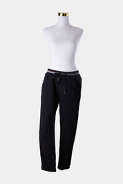 Italian Star Navy Draw String Joggers