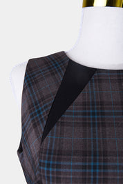 CUE Brown Structured Dress