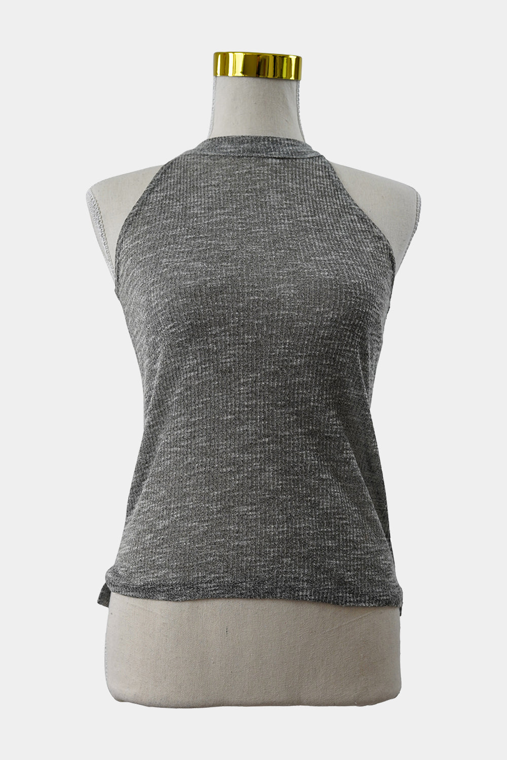 TILII Grey Halter Singlet Top
