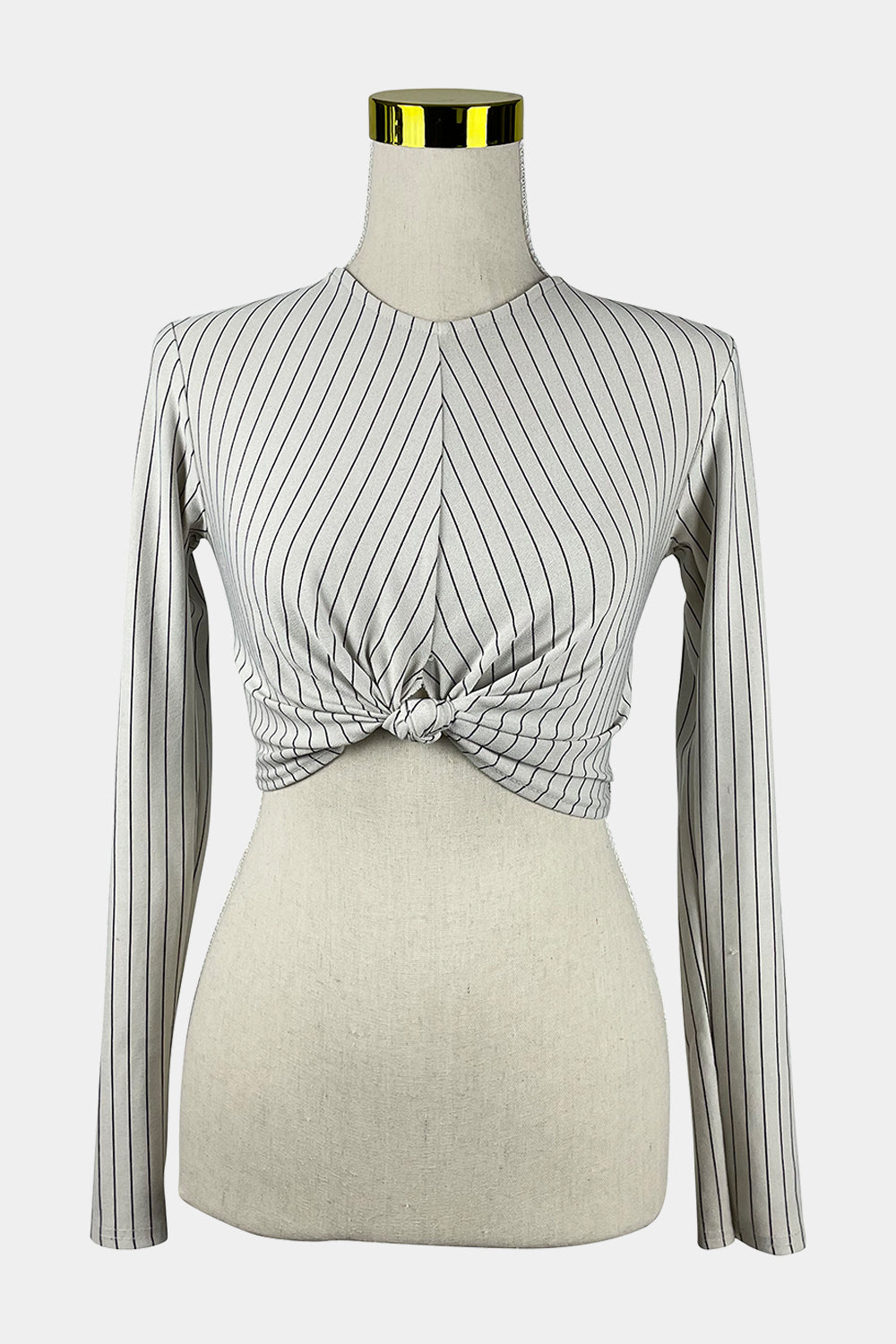 Pretty Little Thing White Knot Top