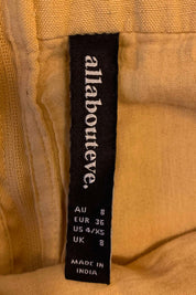 All About Eve Mustard Skirt