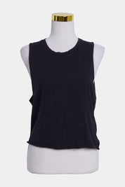 Australian Stitch Black Sleeveless Tank
