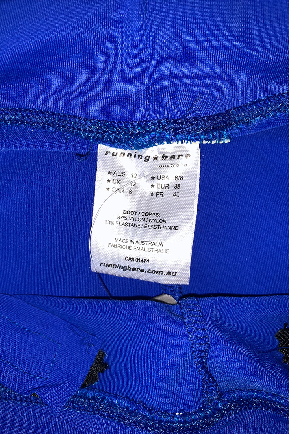 Running Bare Blue Gym Leggings