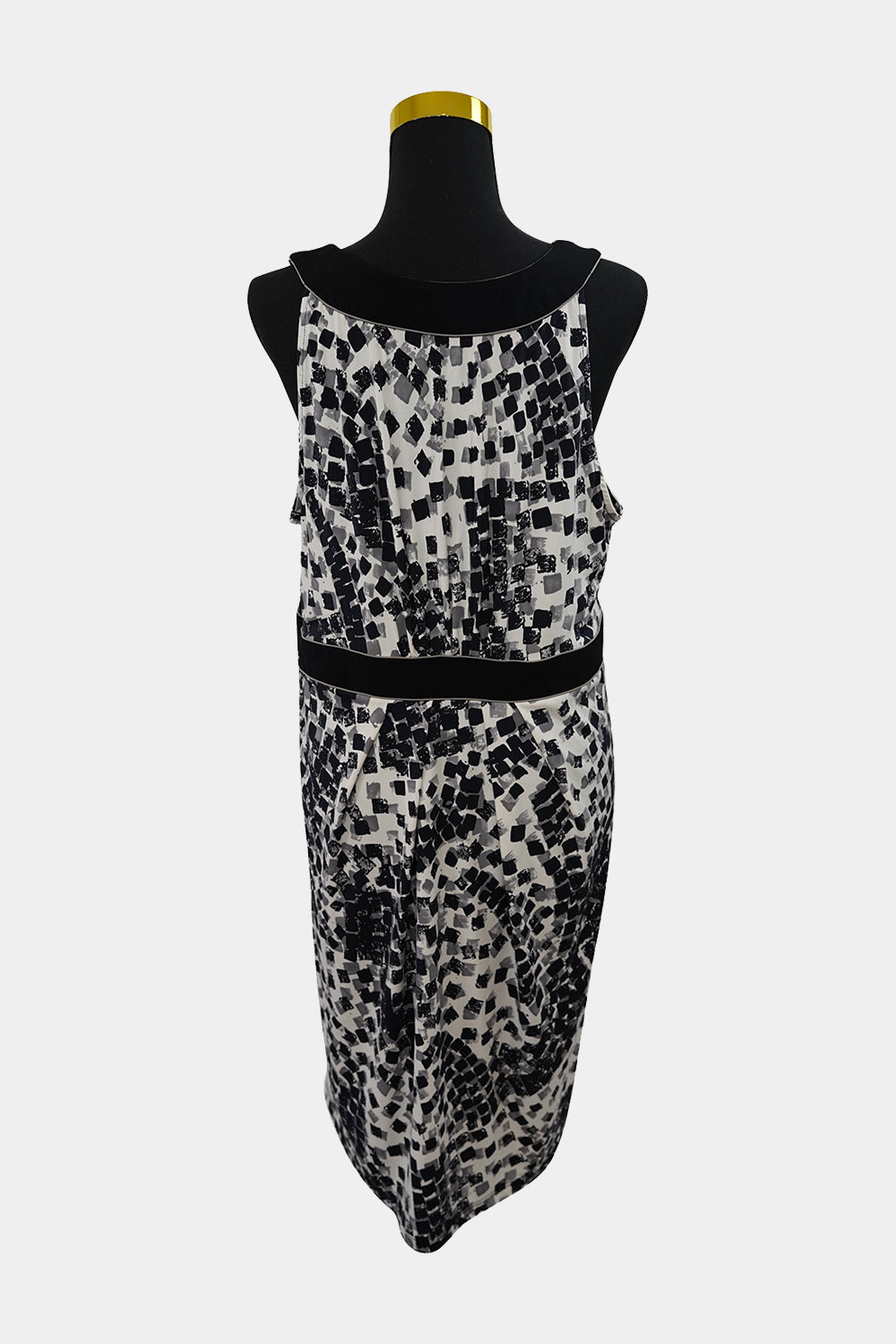 JACQUIE Black, White Work Dress