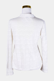 CREAM Transparent Button Down Shirt