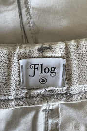 FLOG White & Grey Pants