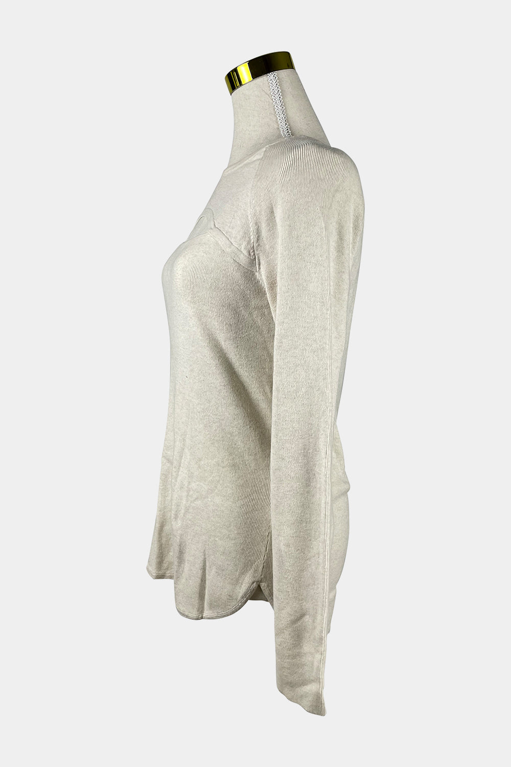 SPORTSGIRL Cream Knit Long Sleeve