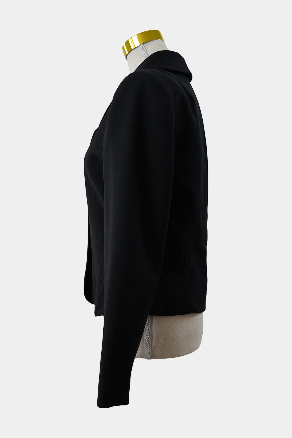 Covers Australia Black Cropped Wool Blazer