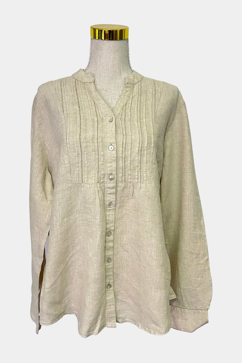 Fletcher Jones Beige Top