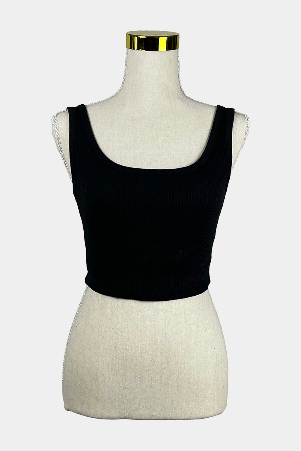 UNIQLO Black Crop Singlet