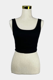 UNIQLO Black Crop Singlet