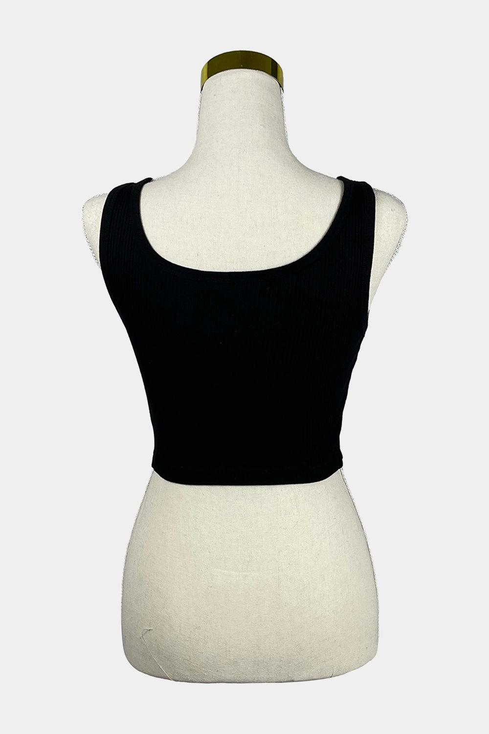 UNIQLO Black Crop Singlet