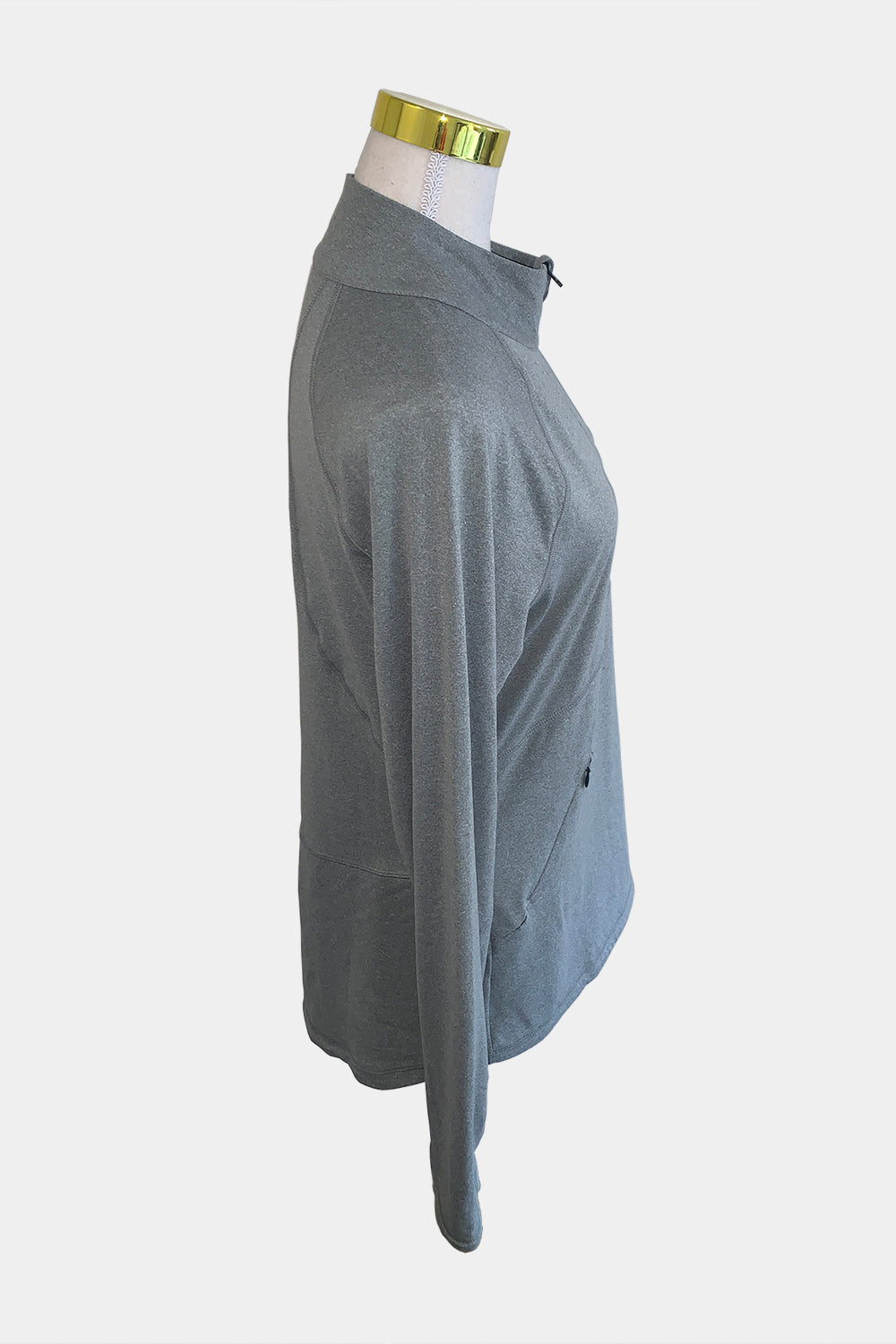 ROXY Grey Half Zip Top