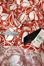 BASQUE Orange and White Dress