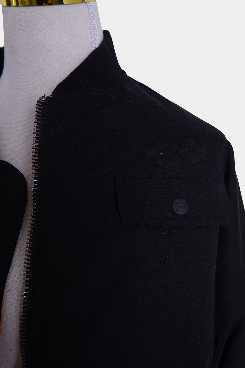 KSUBI Black Reversable Bomber Jacket
