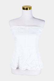 Third Form White Strapless Top