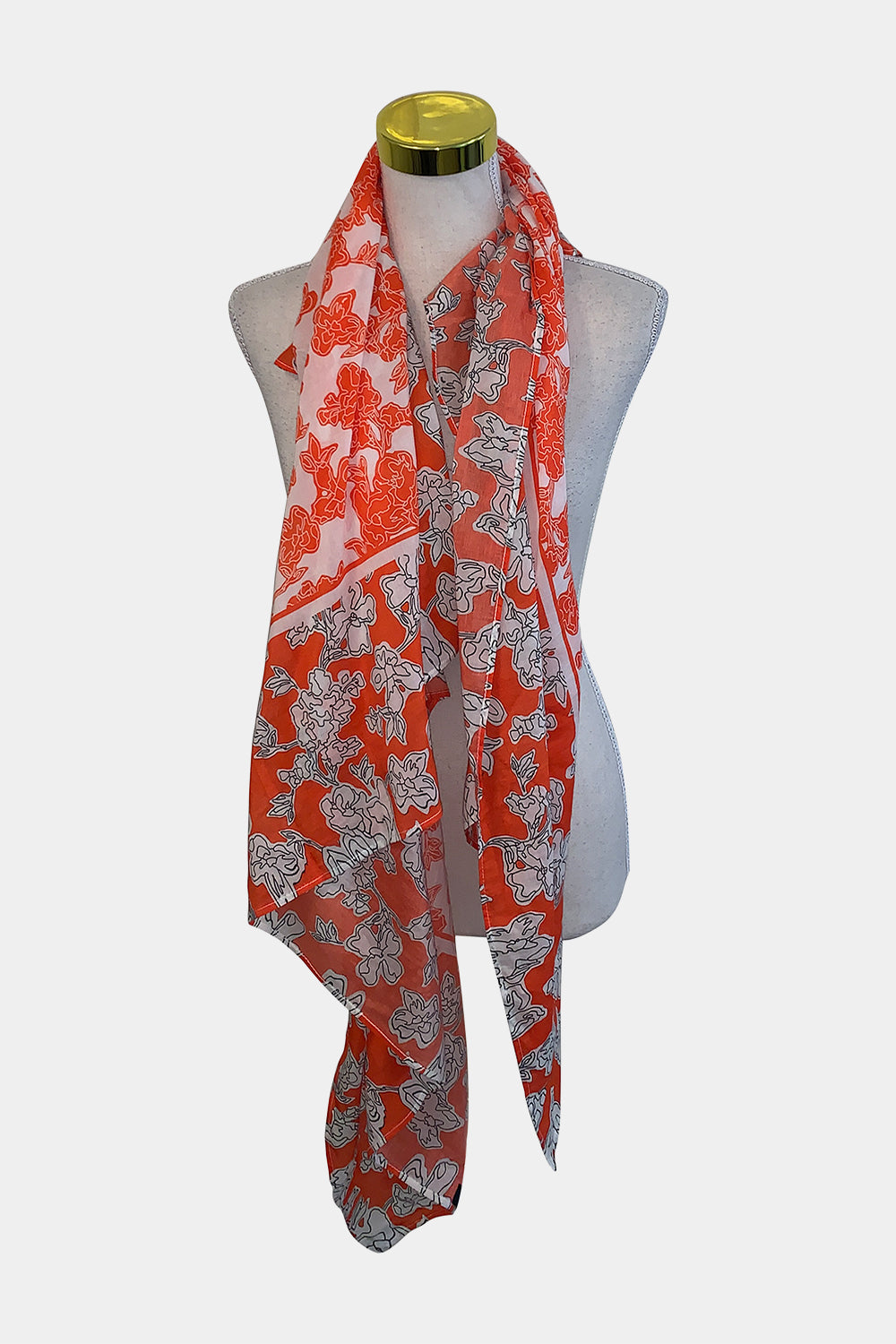 SABA Orange Shawl