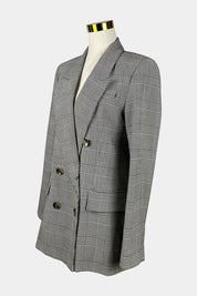 ZARA Black Houndstooth Blazer