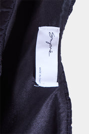 SUPRE Black Mini Skirt with Split
