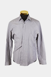 MARCS Grey and White Pinstripe Button Down Shirt
