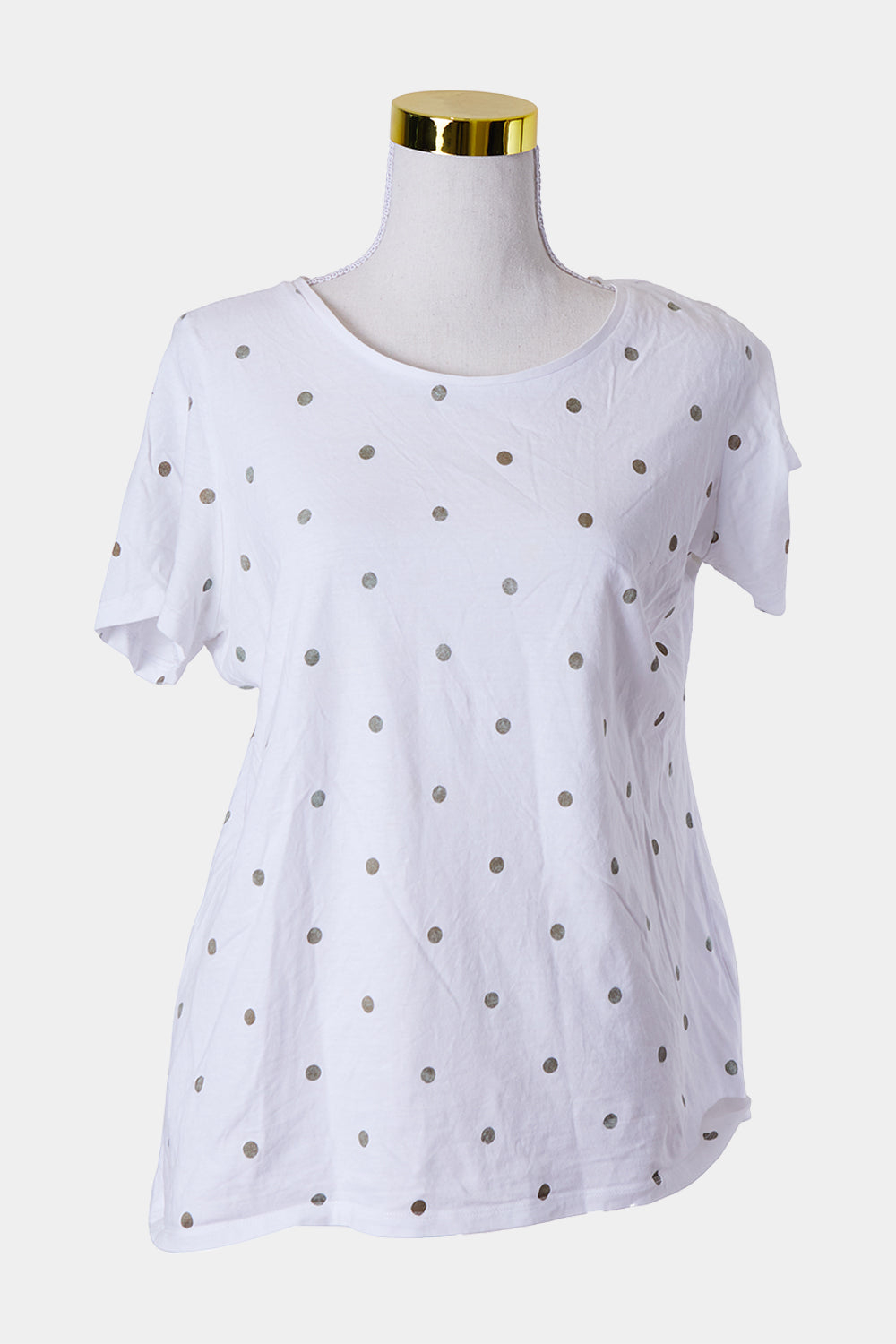 REGATTA White and Gold Polkadot T Shirt