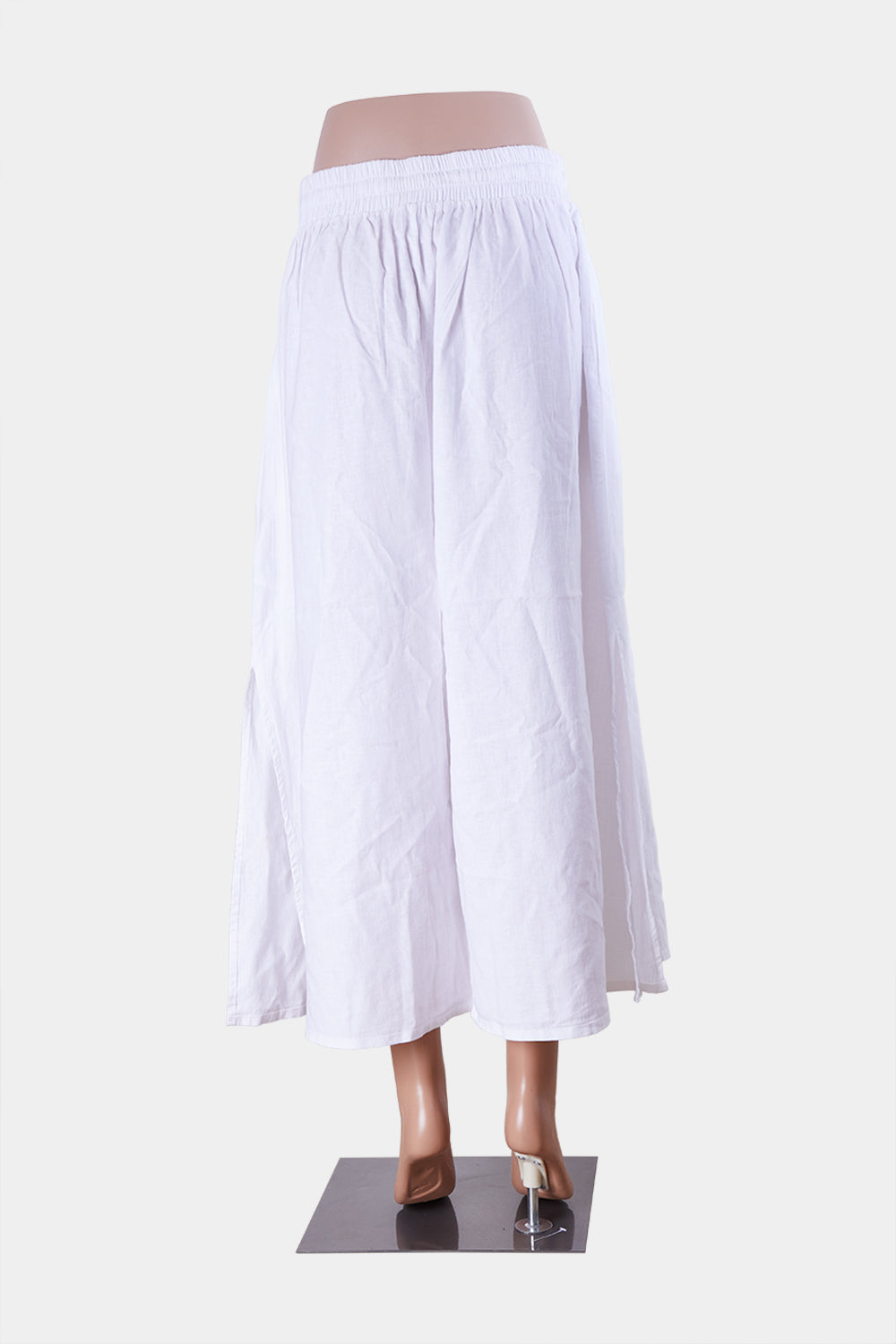 Cotton On White Drawstring High Waist Maxi Skirt
