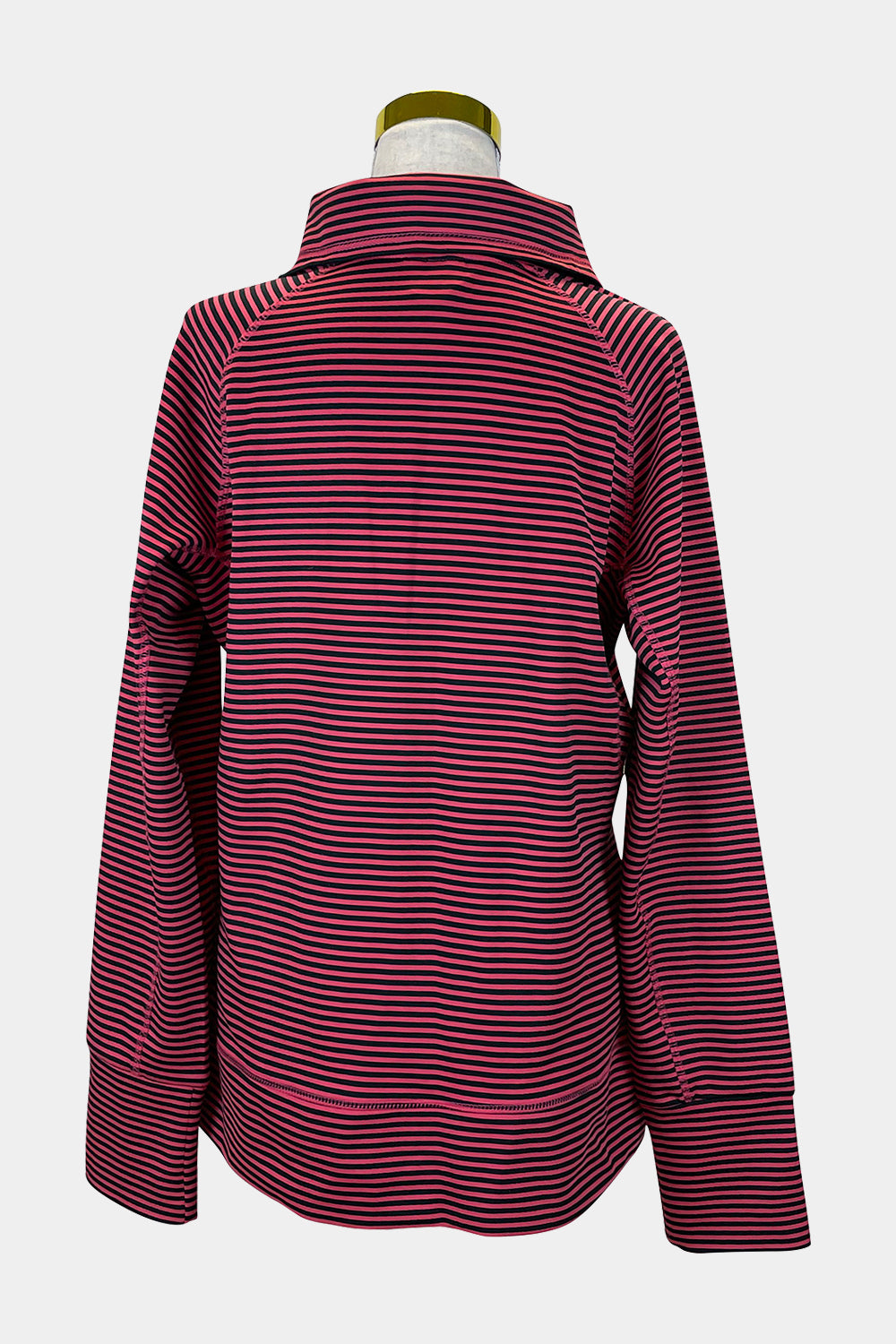 FILA Pink Black Striped Jacket